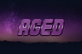 Aged Text Style Effect PSD: Create Vintage Designs Instantly