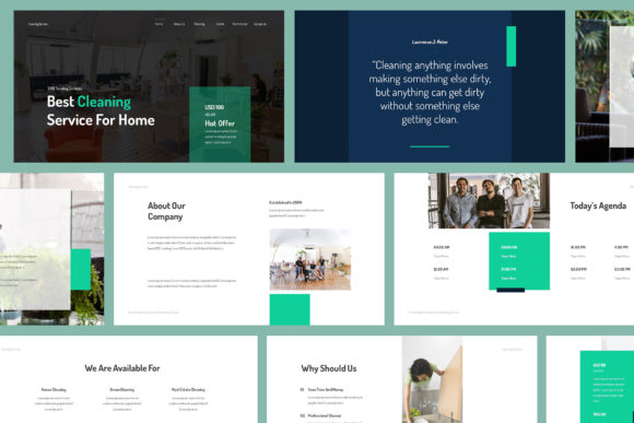 Cleaning Service Keynote Template: Elevate Your Presentation