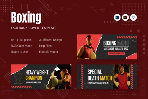 Create a Powerful Boxing Facebook Cover