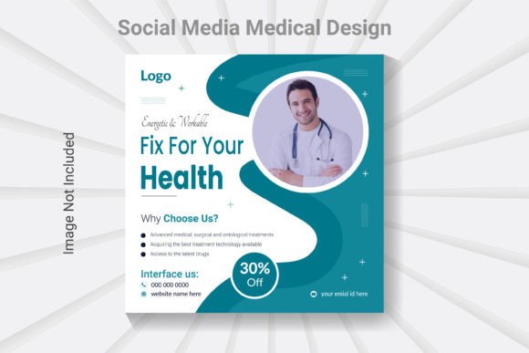 Create Medical Posters with This Social Media Design Template