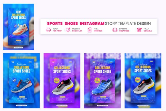Elevate Your Brand with Sports Shoes Instagram Story Design