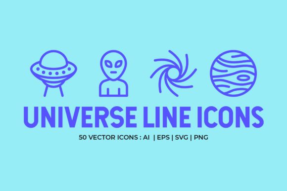 Elevate Your Designs with Universe Line Icons