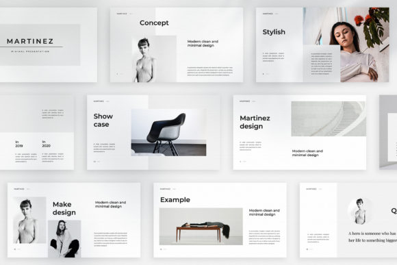 MARTINEZ - Mnml Keynote Template