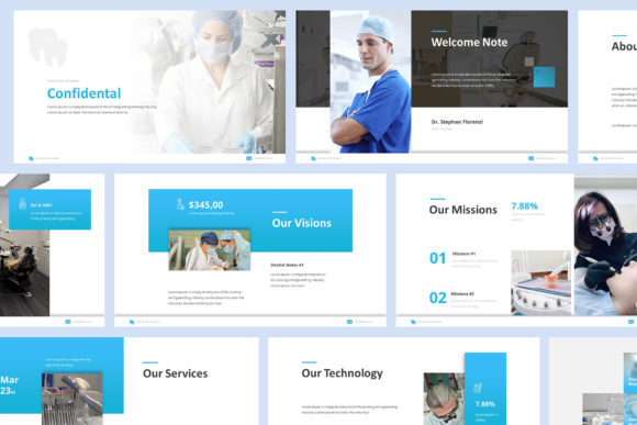 Modern Dentist Keynote Presentation for Professional Clinics