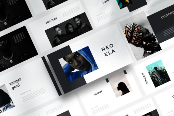 NEOELA - Keynote Template: A Minimal Media Presentation Solution